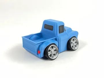 Letrero o emblema decorativo: Tooned 50's Pickup Truck — vista de referencia 4