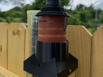 Tiki Torch Citronella Fence Post Cap 2 15/16" Hole