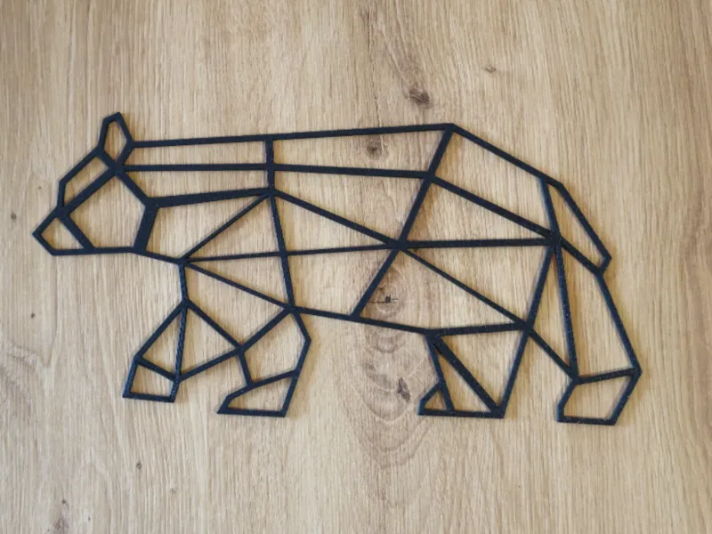 2D geometrischer Bär