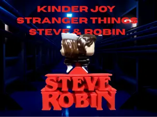 Stranger Things Kinder Joy Funko Pop Steve & Robin