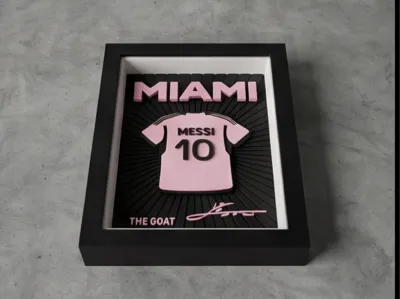 Customizable Nook Frame – Miami Messi
