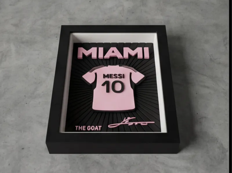 Customizable Nook Frame – Miami Messi