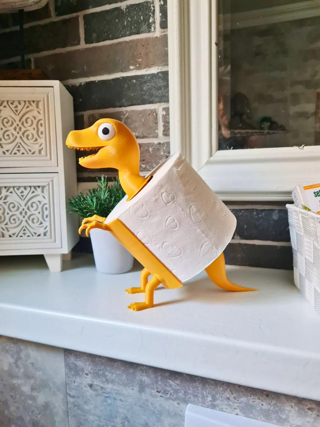 Dino Toilet Paper Holder view 2