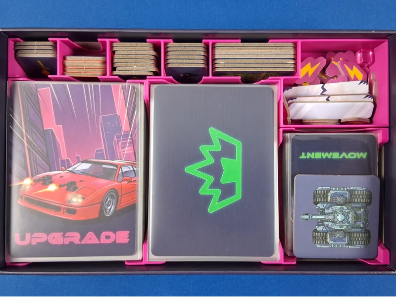Mission: Drive Board Game Insert (Sleeved Cards)