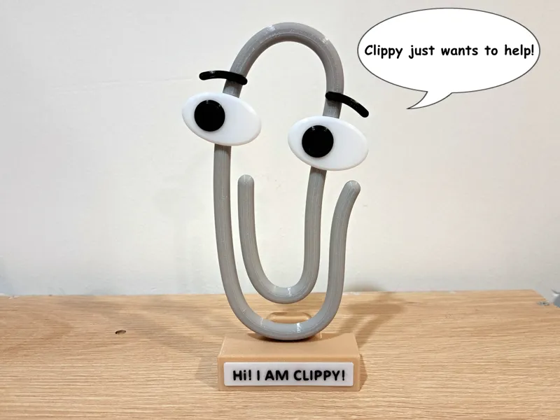 Clippy just wanted to help!