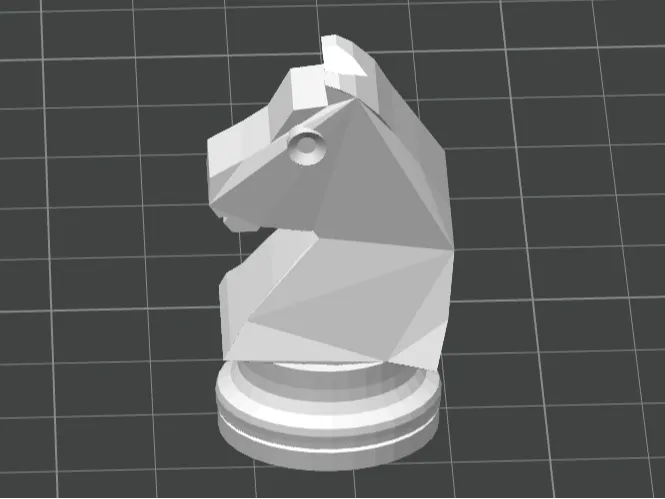 Chess Knight Printable in ANY COLOR