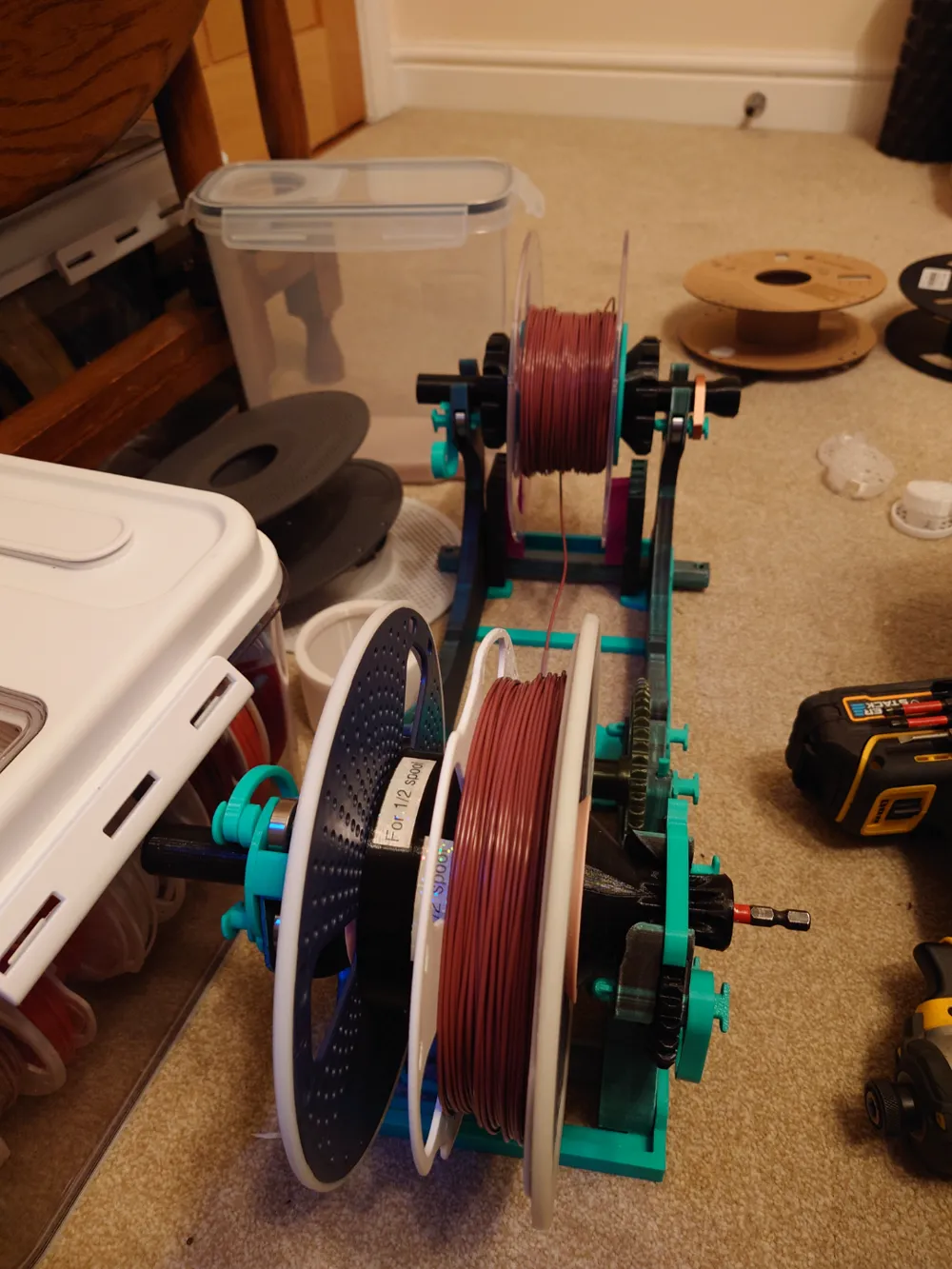 Spool collars for 1/2 & 1/3rd modular dividers Remixed by Anthony ...