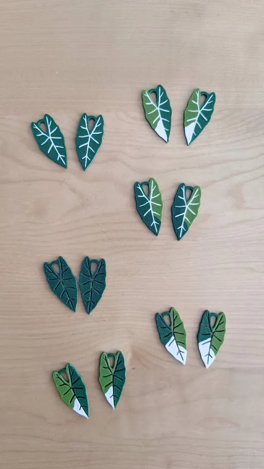 Alocasia Frydek earrings view 2