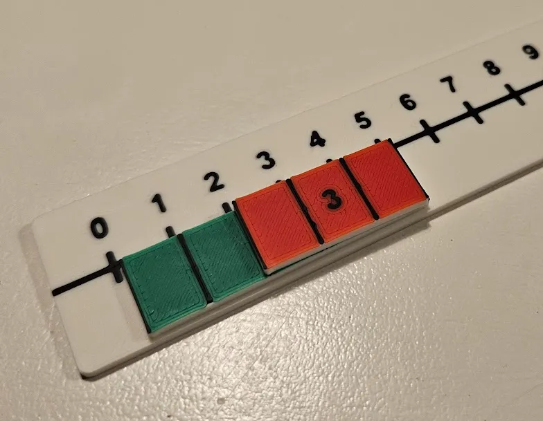 Ruler rail for math education and teaching - Free 3D Print Model ...