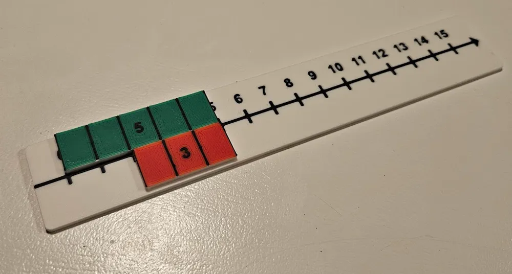 Ruler rail for math education and teaching - Free 3D Print Model ...