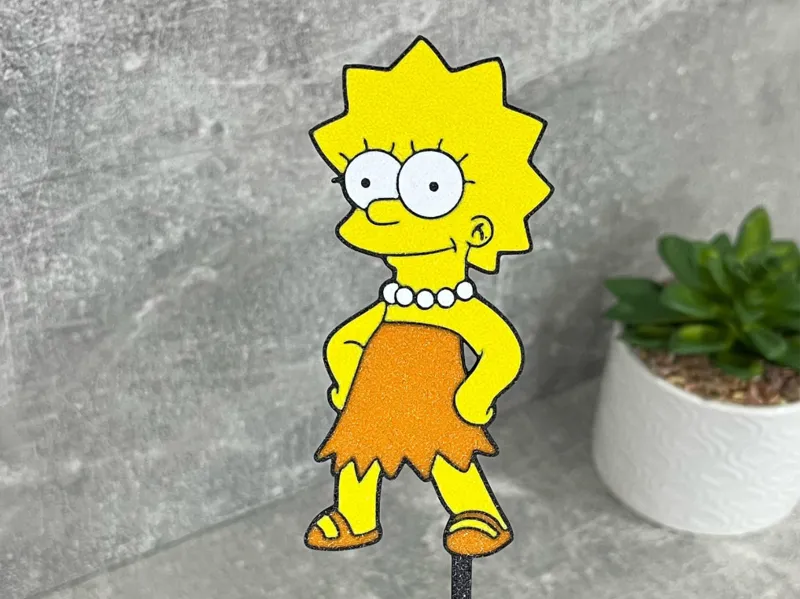 Lisa Simpson Cake Topper AMS
