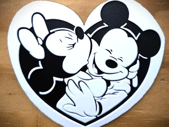 minnie and mickey mouse