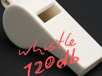 whistle 120 db+