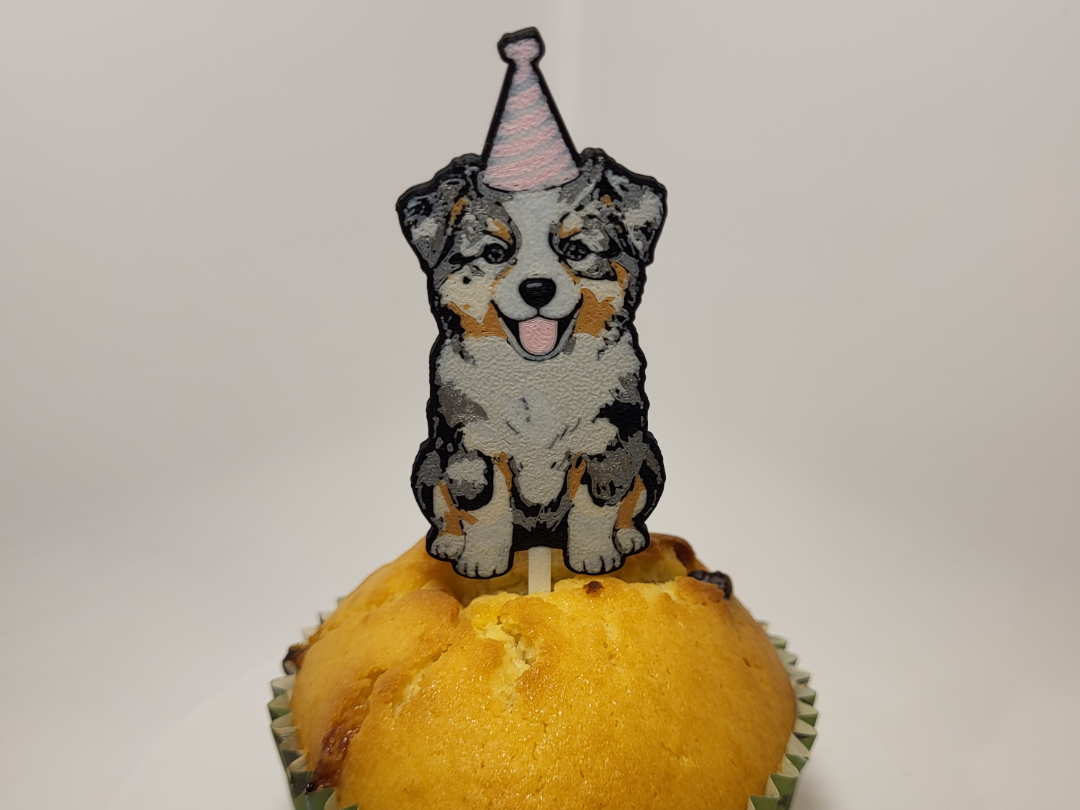 Cake Topper - Tortenstecker Australian Shepherd