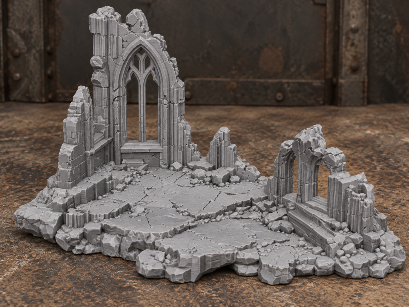 ruins diorama for minatures - 3D printed Architecture, in stock in India