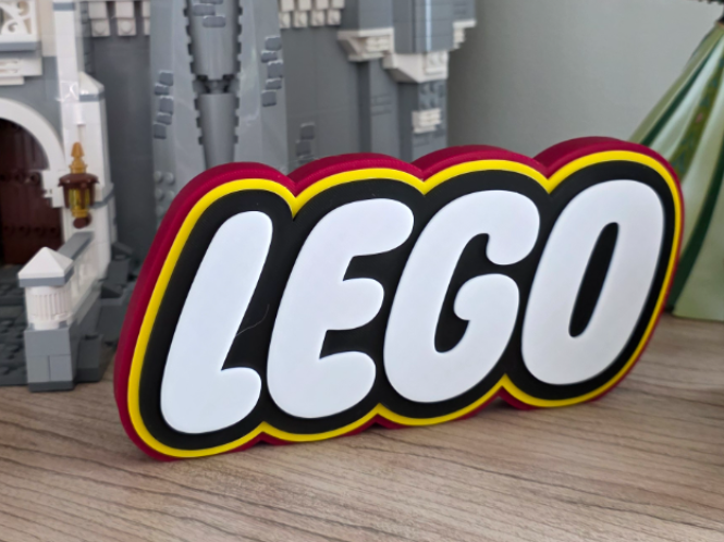 LEG O  Logo desk stand sign