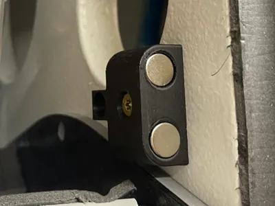 Magnetic Holder for Boxes, Drawers, and Doors