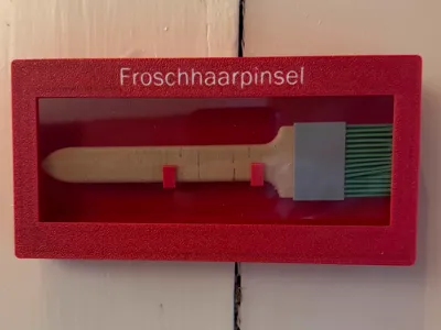 Frog hair brush