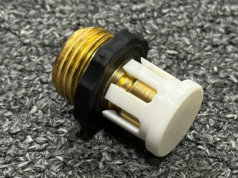 Garden hose quick connect QC male cap