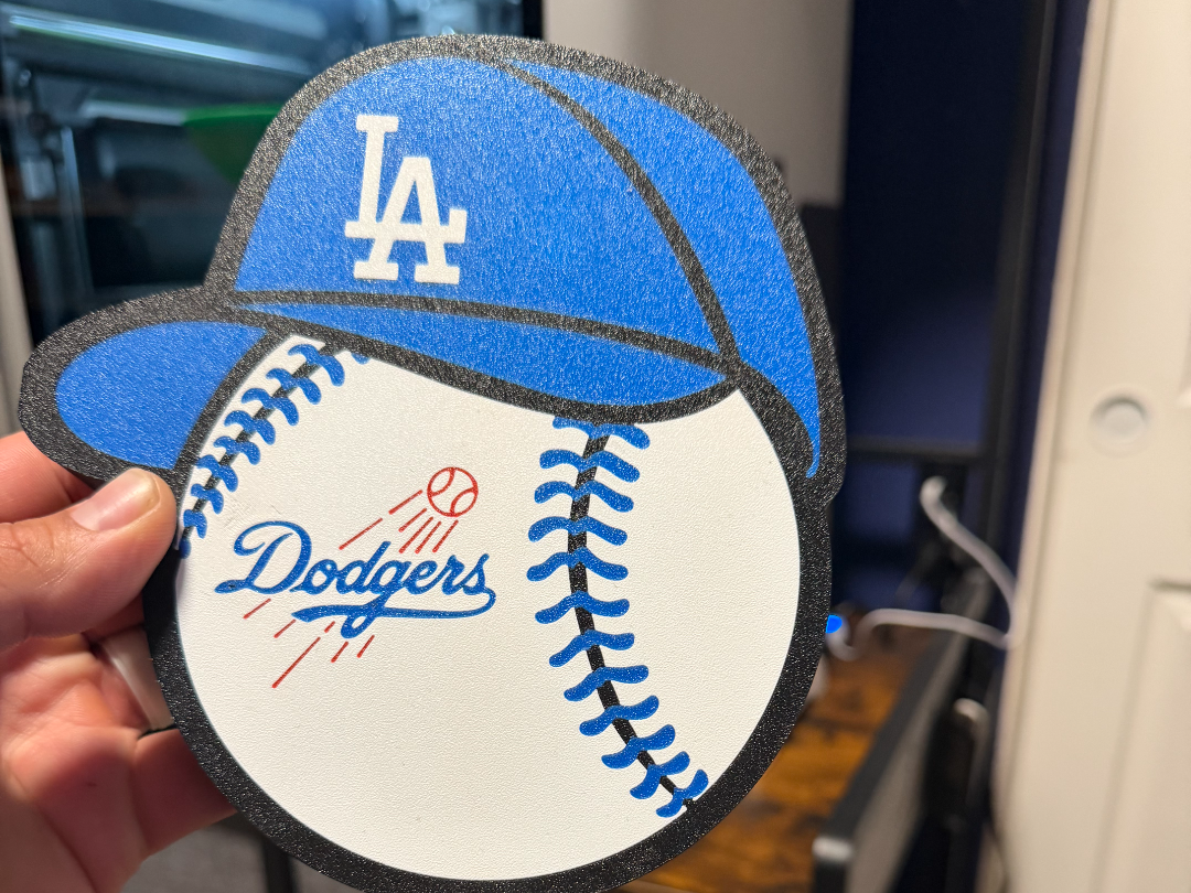 Dodgers Hat baseball lightbox