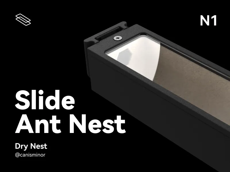 Slide Ant Nest - N1 (Dry Nest)