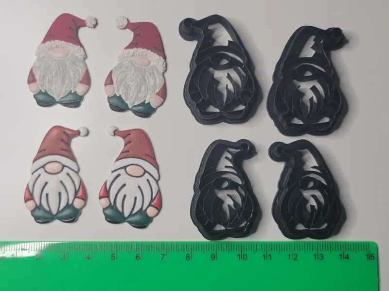 Christmas Gnome Cookie Clay Cutter