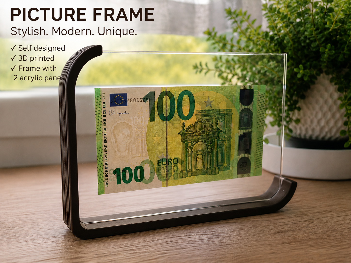Floating Picture Frame – Modern 3D Printed Display