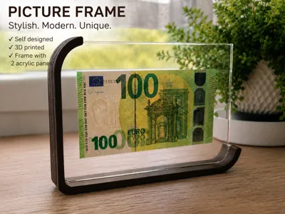 Floating Picture Frame – Modern 3D Printed Display