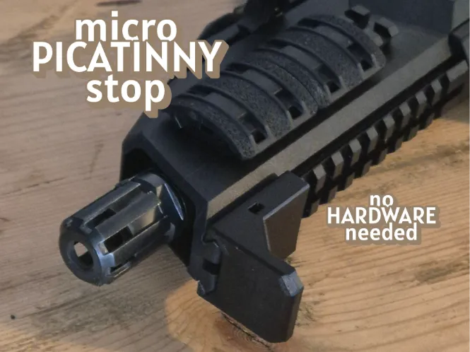 Mini Stop Picatinny *NO HARDWARE NEEDED*