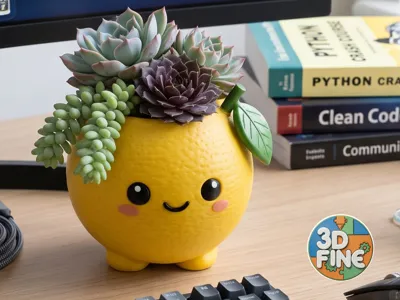 Cute Lemon Planter