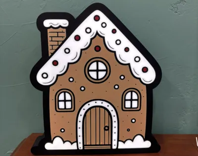 Gingerbread House Light Box