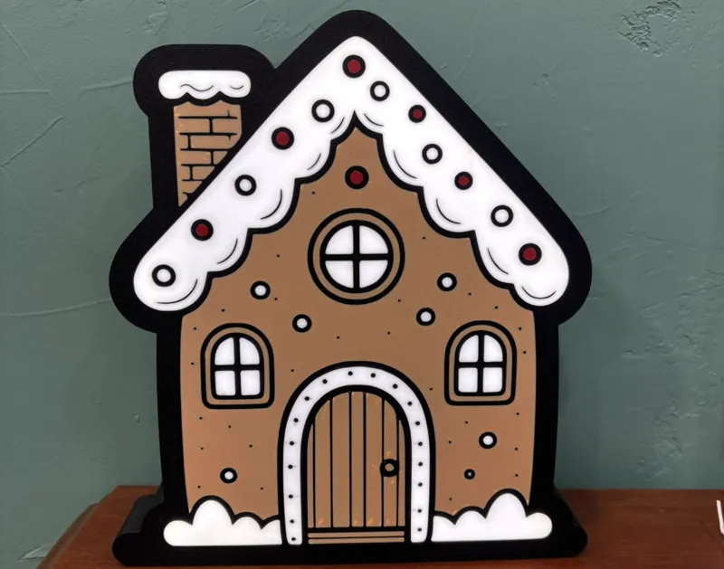 Gingerbread House Light Box