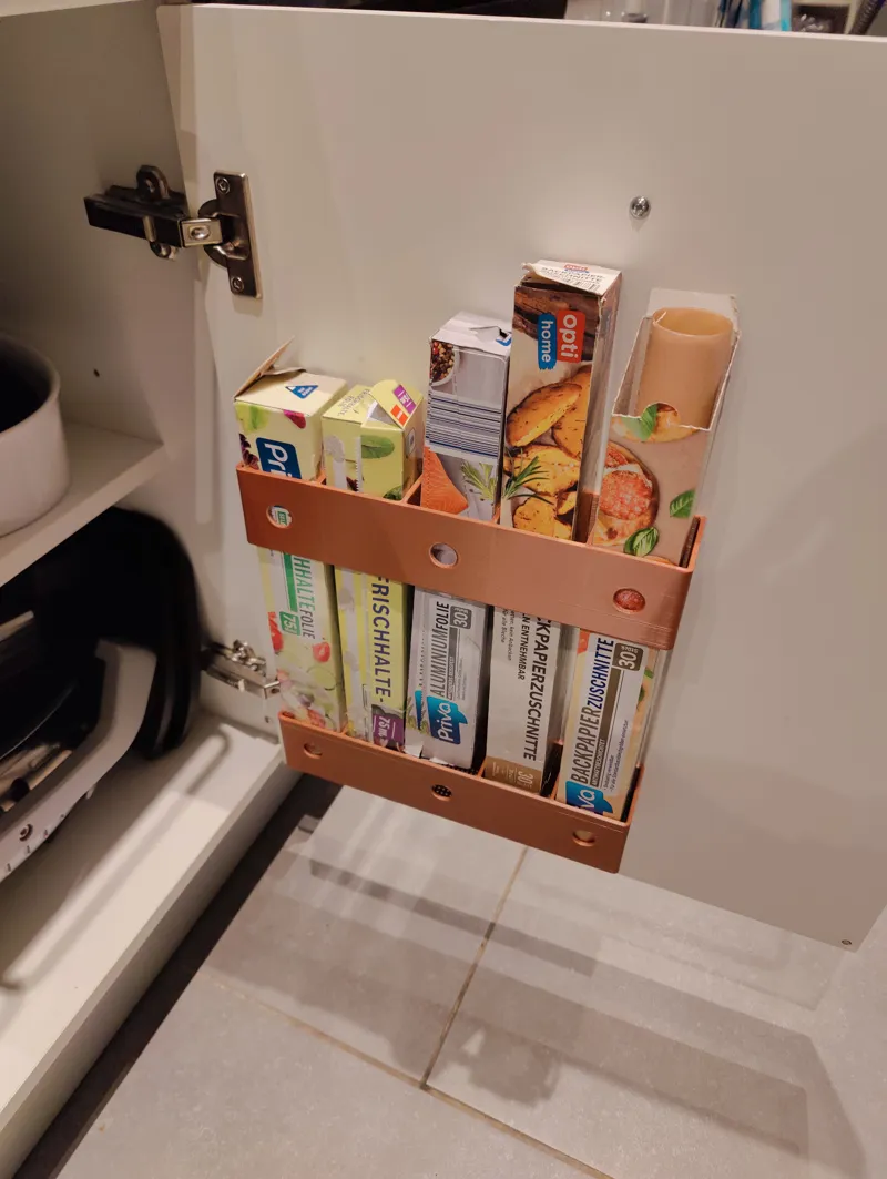 5x1 - Baking Paper Holder for Cabinet Door