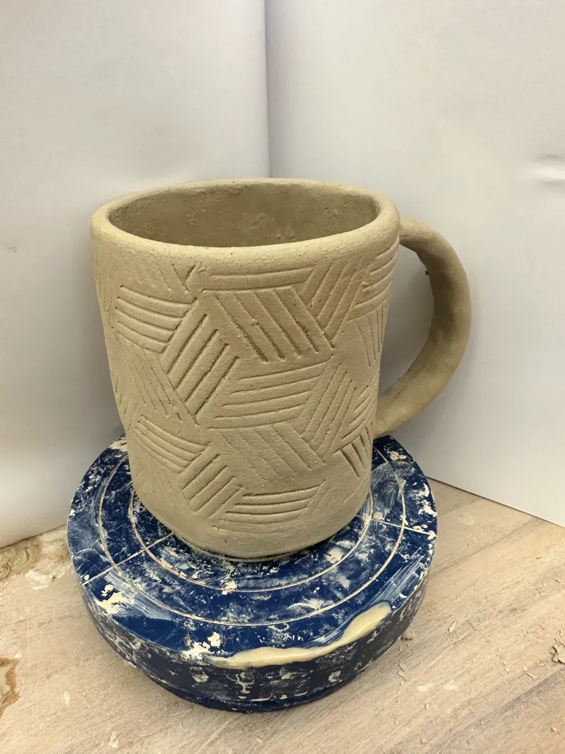 Clay Hexagon Stamp 