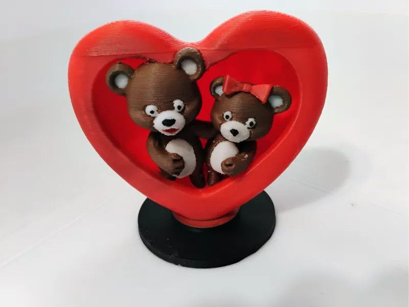 Teddy bear heart Valentine