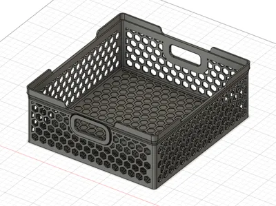 Customizable Stacking Basket with Handles