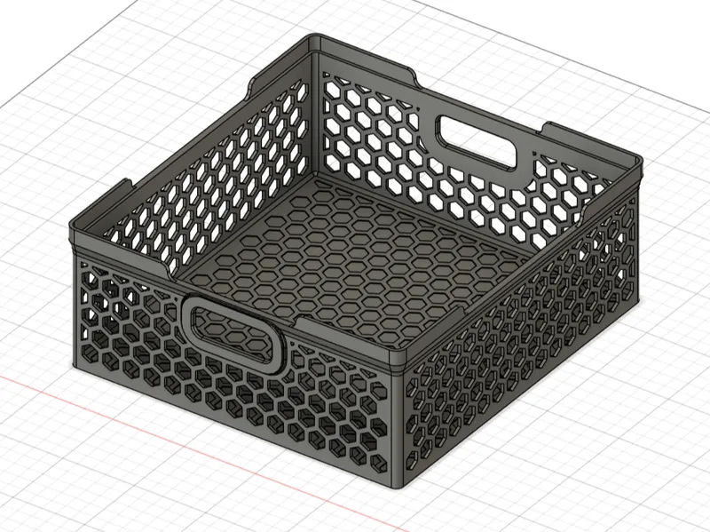 Customizable Stacking Basket with Handles