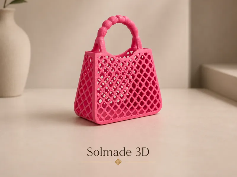 Solmade Lattice Handbag