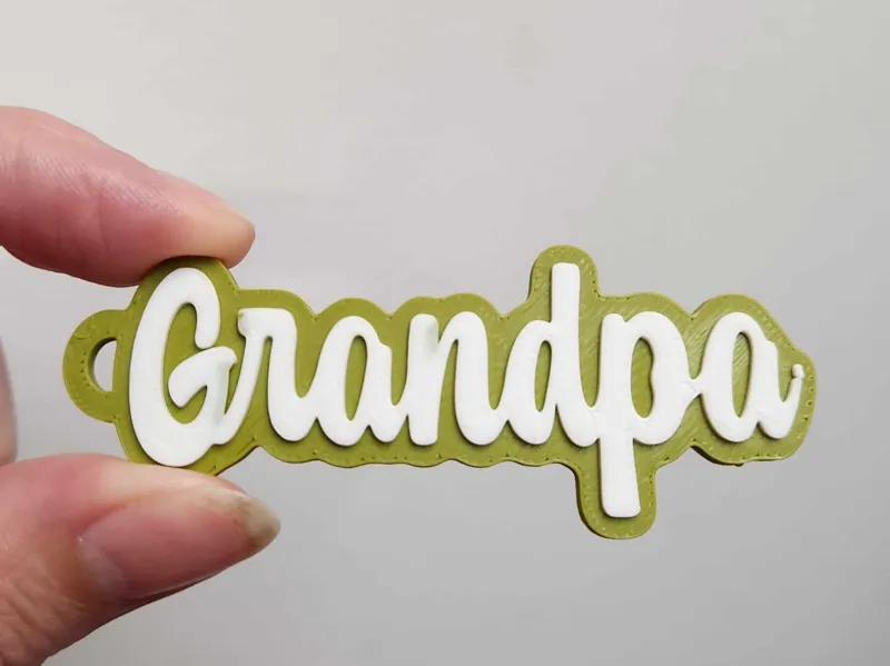 Grandpa Keychain