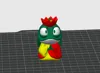 10cm small frog multi-color Print in Place (for ams)