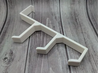 3 Staggered Hooks Over the Door - Coat/Hat Hanger