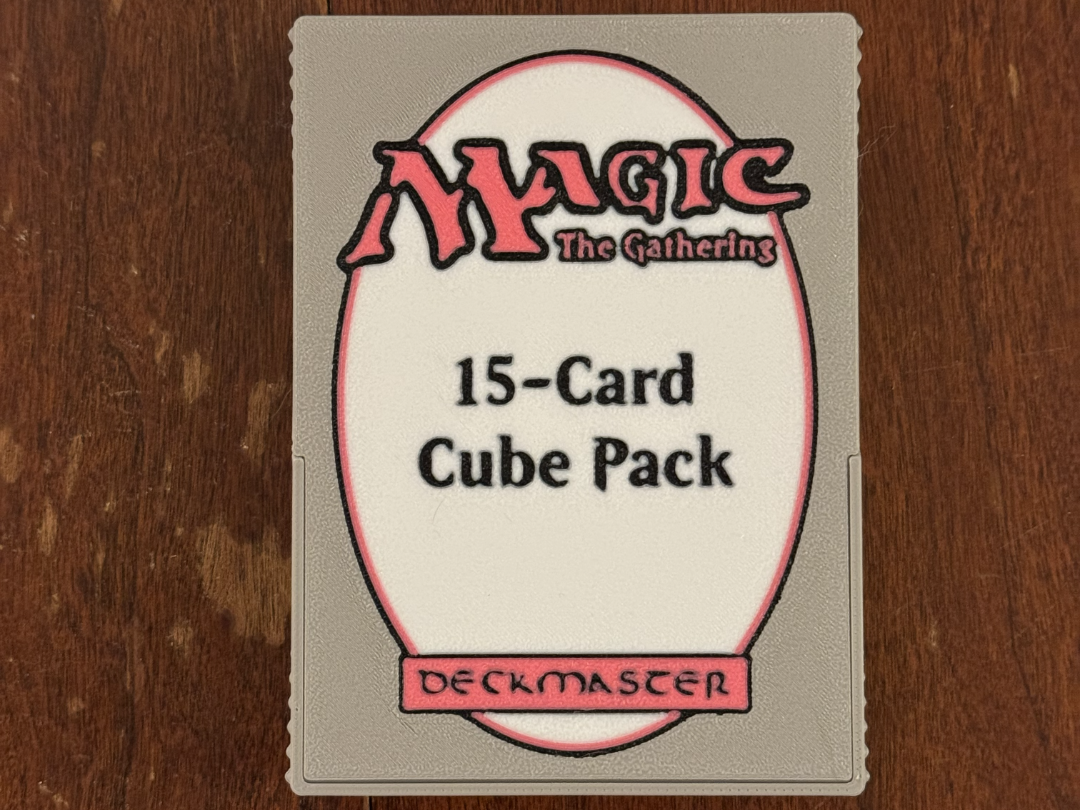 Reusable MtG Cube Pack 15 Cards
