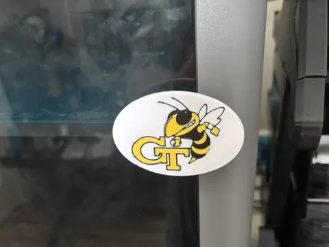 Georgia Tech Yellowjackets Bambu P/X-Series Handle