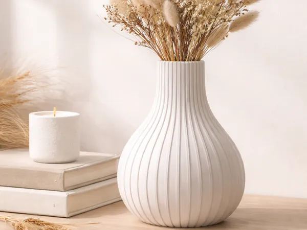 Vase Ripple Bloom