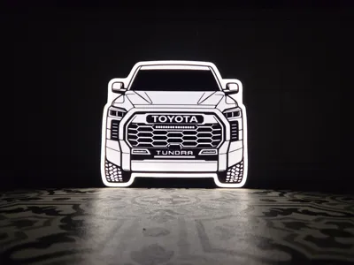 Tundra 3rd Gen Front LED Lightbox Sign