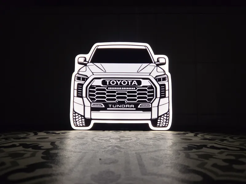Tundra 3rd Gen Front LED Lightbox Sign
