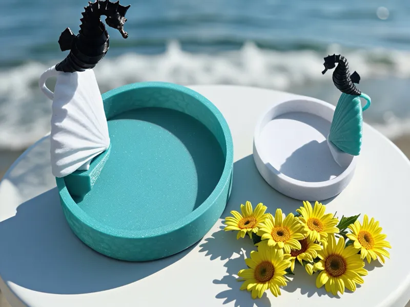 Seashell & Seahorse Catch-All Tray