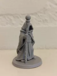 Figurine JDR de fanatique au bâton, échelle 28mm — photo 3