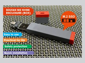 Enclosure for M2 NVME to Usb Type C Adapter