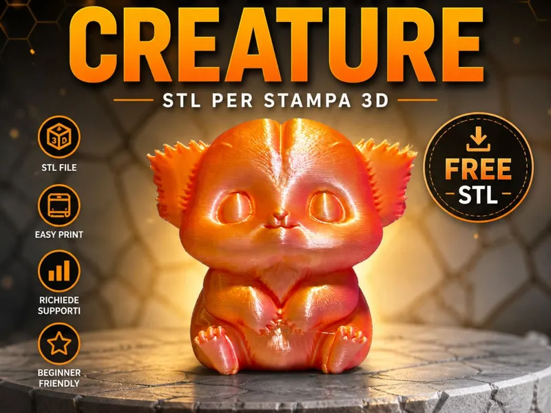 Mini Creatura Fantasy Chibi - Pupazzetto Fantasy 
